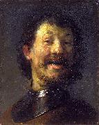 The laughing man REMBRANDT Harmenszoon van Rijn